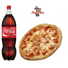 Party Set Chicken Tandoori Pizza with Soft drinks